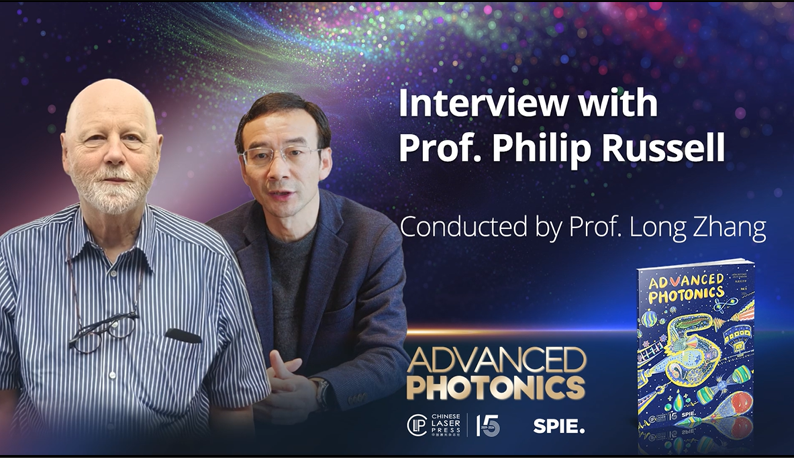 Three decades riding the photonic crystal fiber wave:  an interview with Prof. Philip Russell
